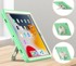 NIKCORP Robusna zaštitna maska za iPad 5/6 9.7" s rotirajućim stalkom 360° ručkom i naramenicom, zelena